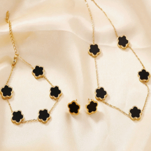 Parure Fleurs Ornées 3 pcs