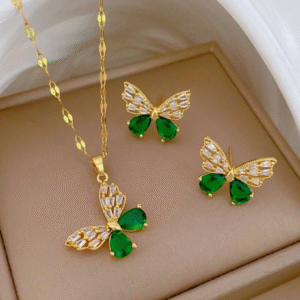 Set papillon vert
