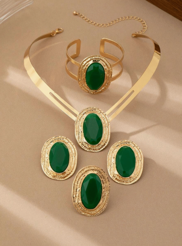 Parure pierre Verte – Image 2