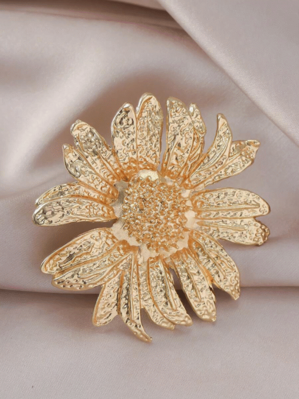 Grande bague fleur – Image 2