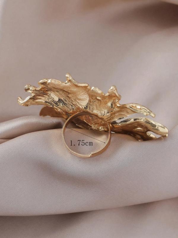 Grande bague fleur – Image 3