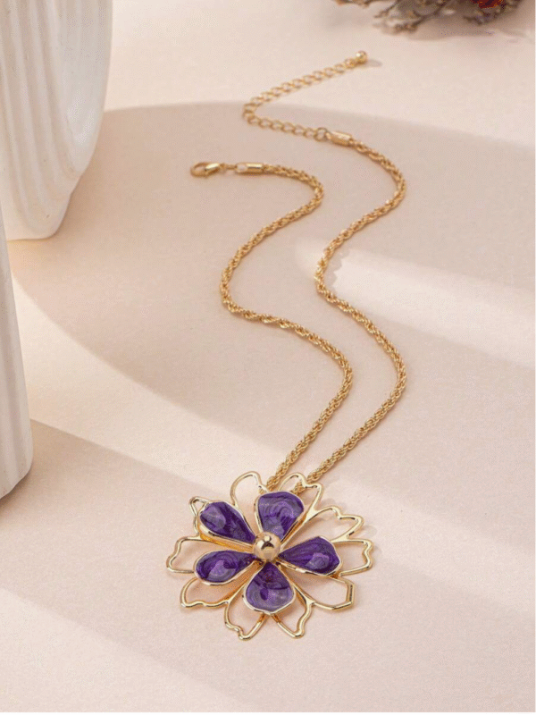 Parure Fleurs ornées 4 pcs – Image 13