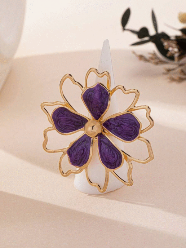 Parure Fleurs ornées 4 pcs – Image 14