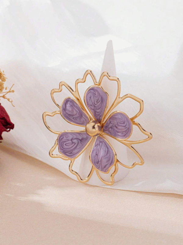 Parure Fleurs ornées 4 pcs – Image 17