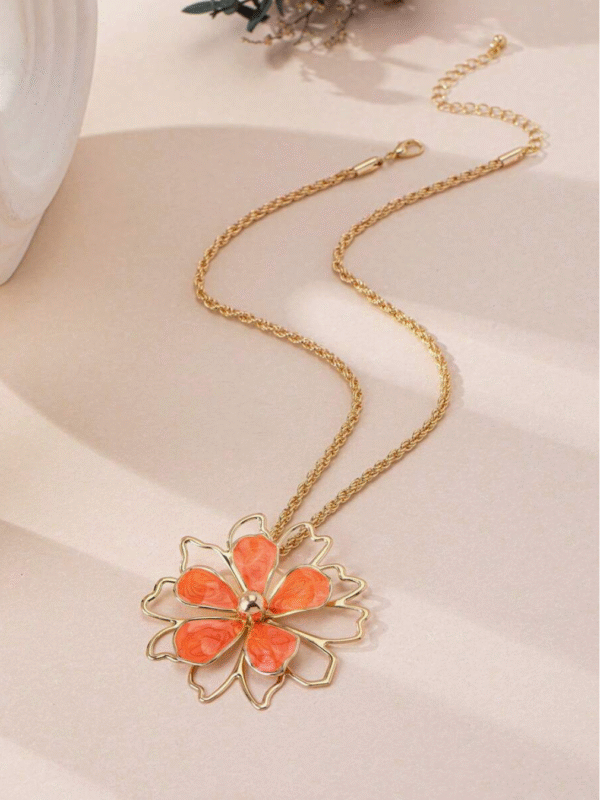 Parure Fleurs ornées 4 pcs – Image 3