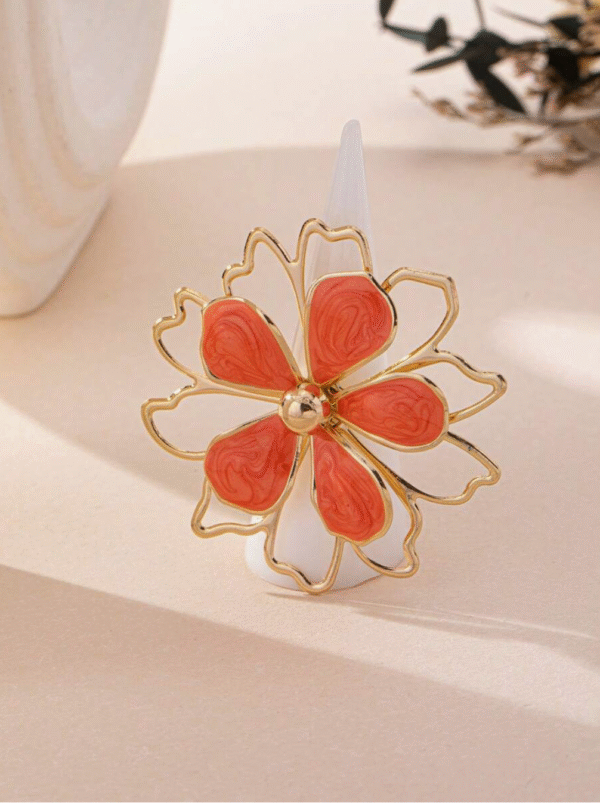 Parure Fleurs ornées 4 pcs – Image 2
